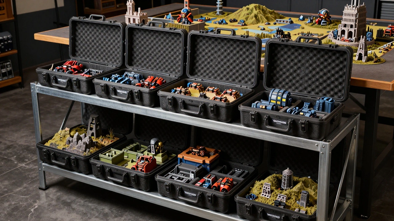 Как организовать хранение террейна и кейсов для клуба Warhammer 40K