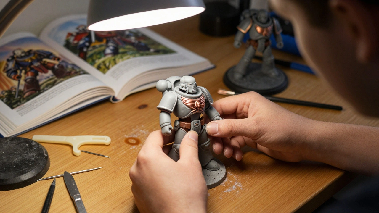Скульптинг собственных моделей Warhammer 40K: начало пути