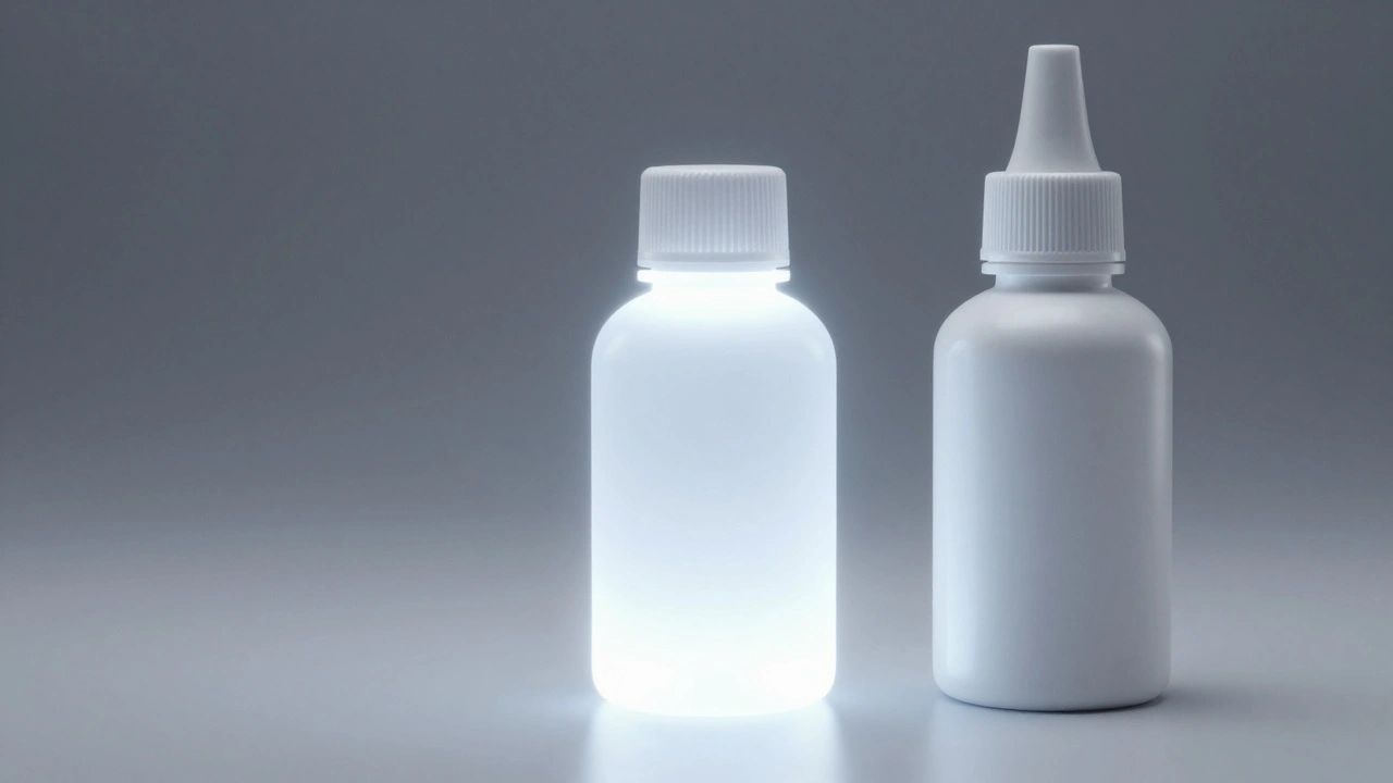 Бутылка белой краски и миниатюра космодесанта