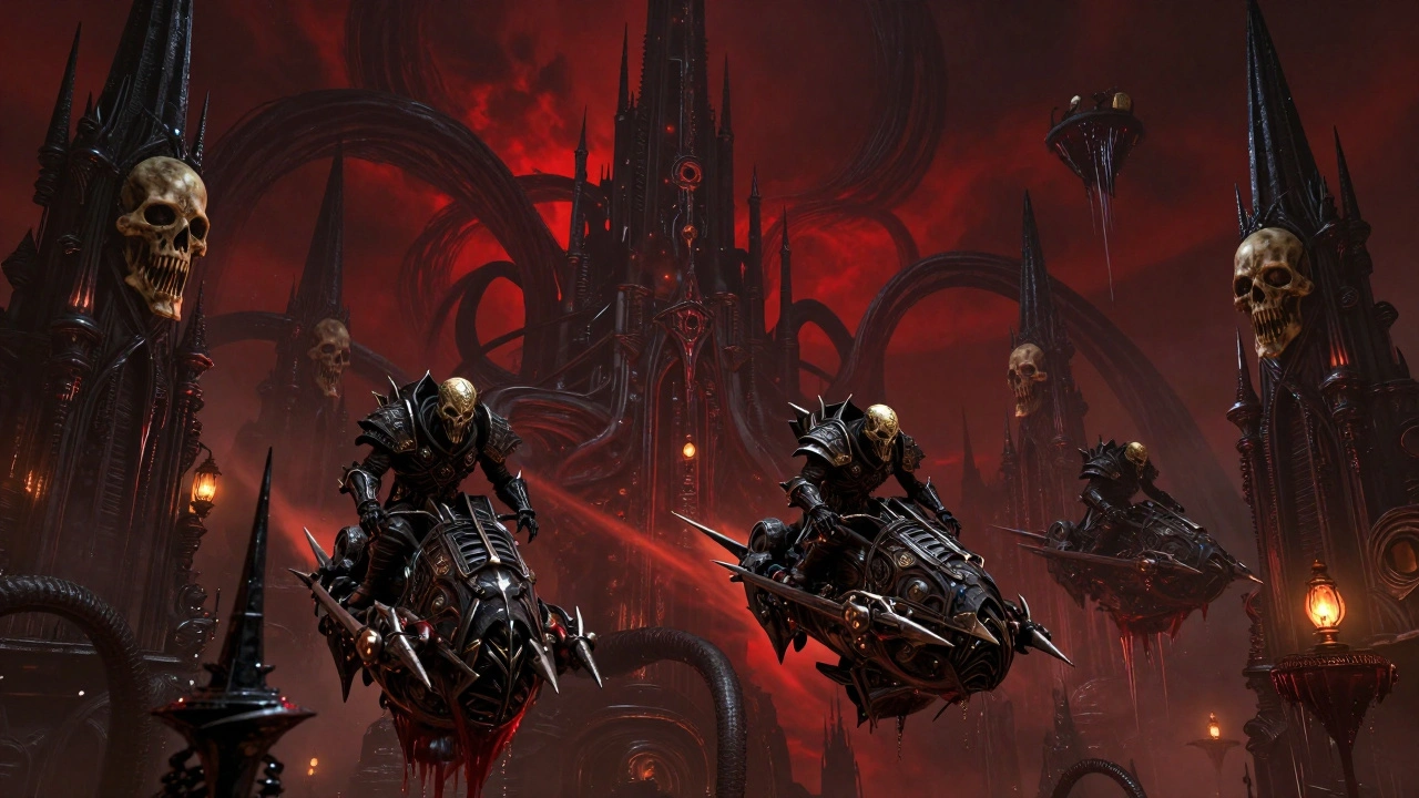 Друхари в Warhammer 40K: тёмные хозяева Коморры