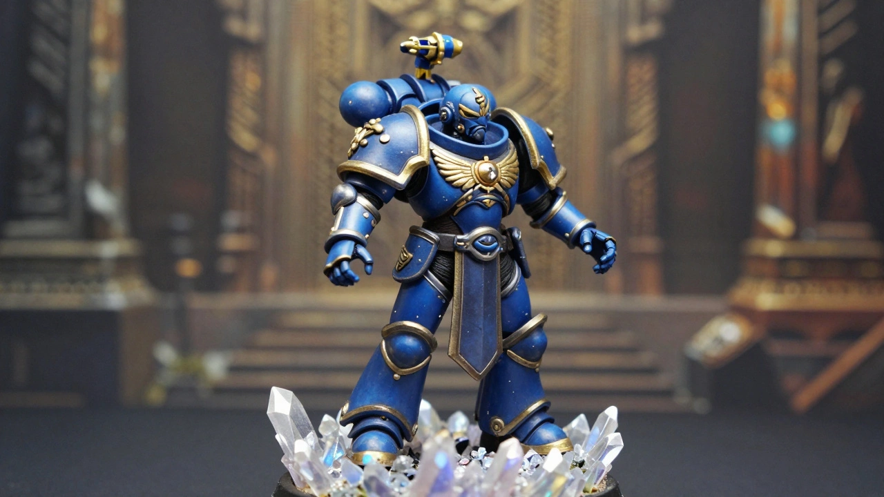 Эльдары Warhammer 40K с выставочной окраской: витринный уровень покраски миниатюр