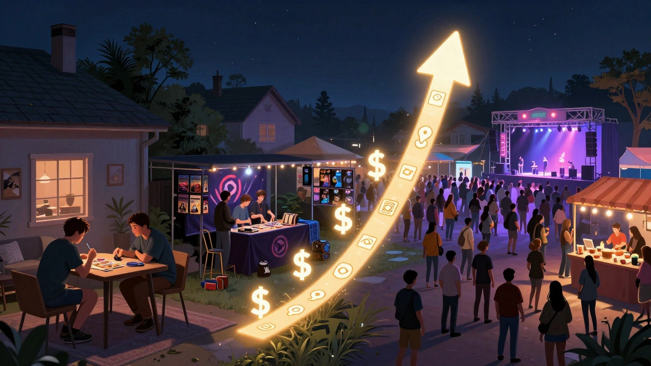 Эволюция клуба Warhammer 40K: от гостиной до фестиваля с тысячами участников и брендированными стендами.