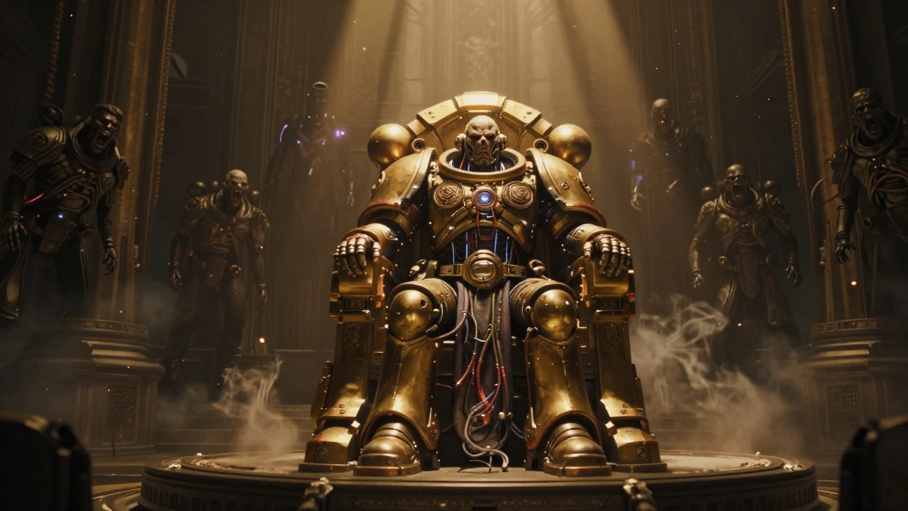 Император Человечества в Warhammer 40K: боль, бог и Золотой Трон