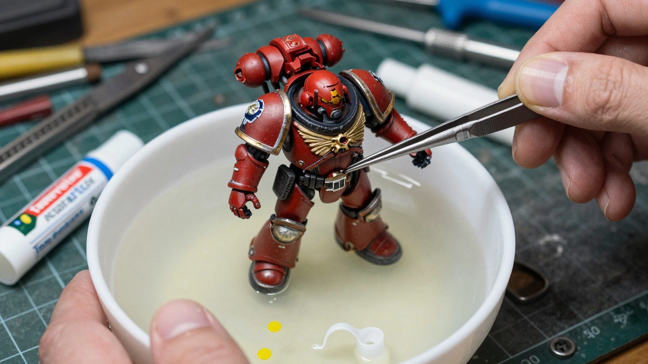 Как аккуратно менять позы миниатюр Warhammer 40K при сборке