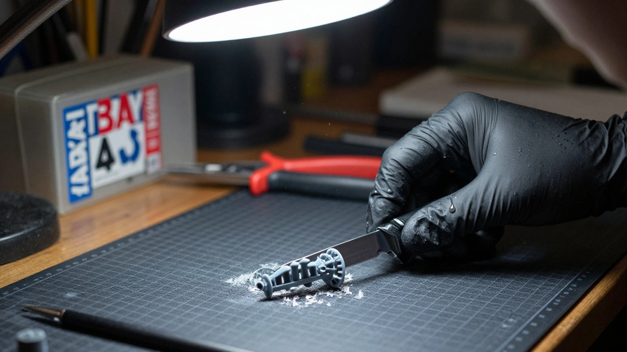 Как безопасно резать и шлифовать модели Warhammer 40K при конверсии: пошаговое руководство