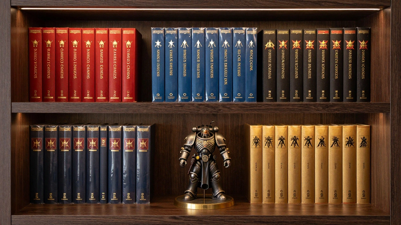 Как оформить книжную коллекцию Warhammer 40K красиво: практические советы по хранению и демонстрации