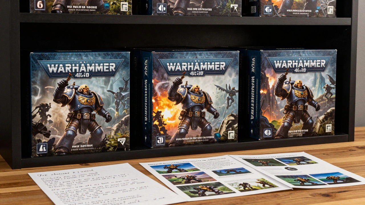 Как определить редкость коробок Warhammer 40K по маркетинговым признакам