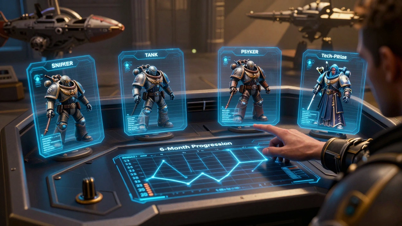 Как планировать развитие навыков в Warhammer 40K на полгода