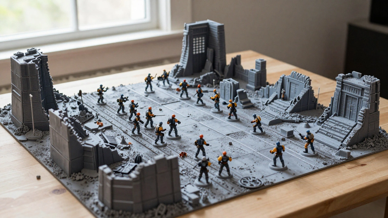 Как повторить официальные карты террейна для Warhammer 40K дома: полный гайд по правилам 10-й редакции