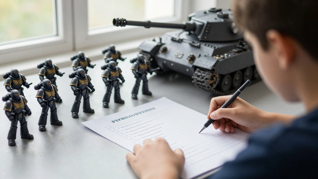 Начинающий собирает армию Имперской гвардии с танком и чек-листом