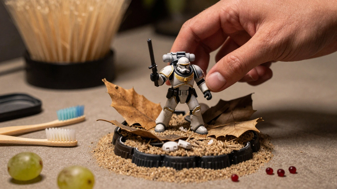 Ручная база для героя из бытовых предметов