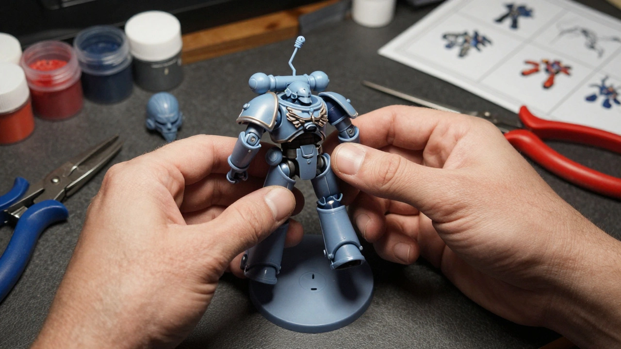 Сборка миниатюр Warhammer 40K для игры и для витрины: ключевые различия