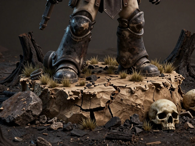 Базы для миниатюр Warhammer 40K: как сделать драматичными