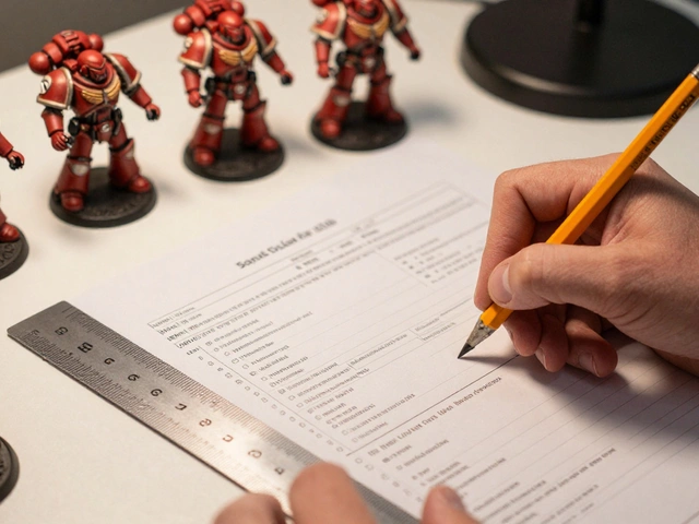 Боевые листы Warhammer 40K: примеры составления армии для начинающих