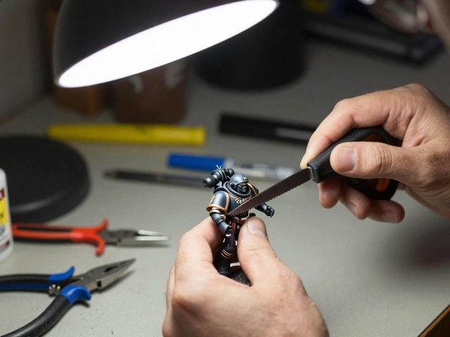 Как отрезать и переделать руки и голову миниатюр Warhammer 40K: пошаговое руководство