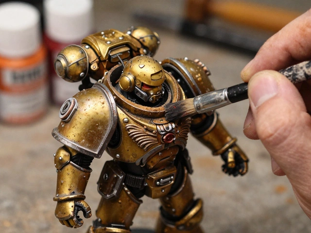 Пигменты и лаки в окраске Warhammer 40K: как правильно применять и фиксировать эффекты