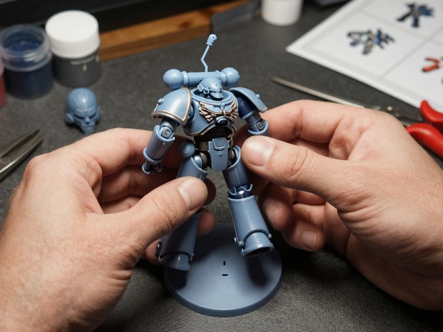 Сборка миниатюр Warhammer 40K для игры и для витрины: ключевые различия