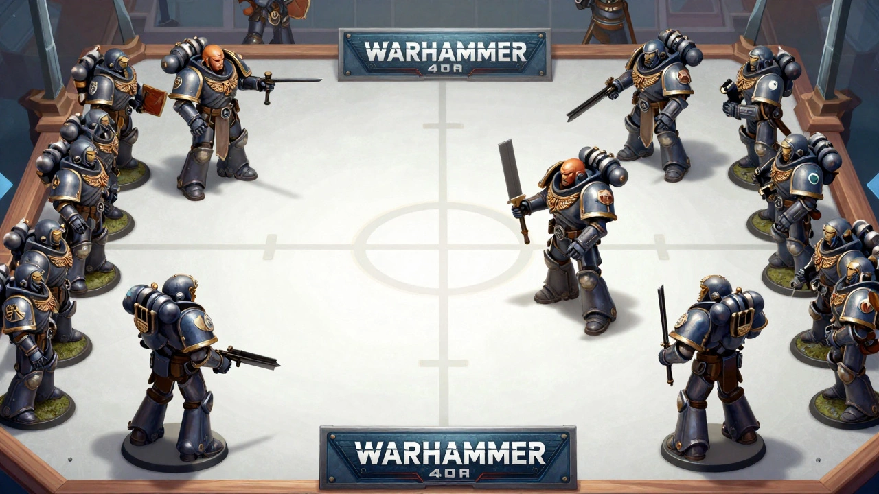 Турнирная игра Warhammer 40K с чистыми фракциями без союзников
