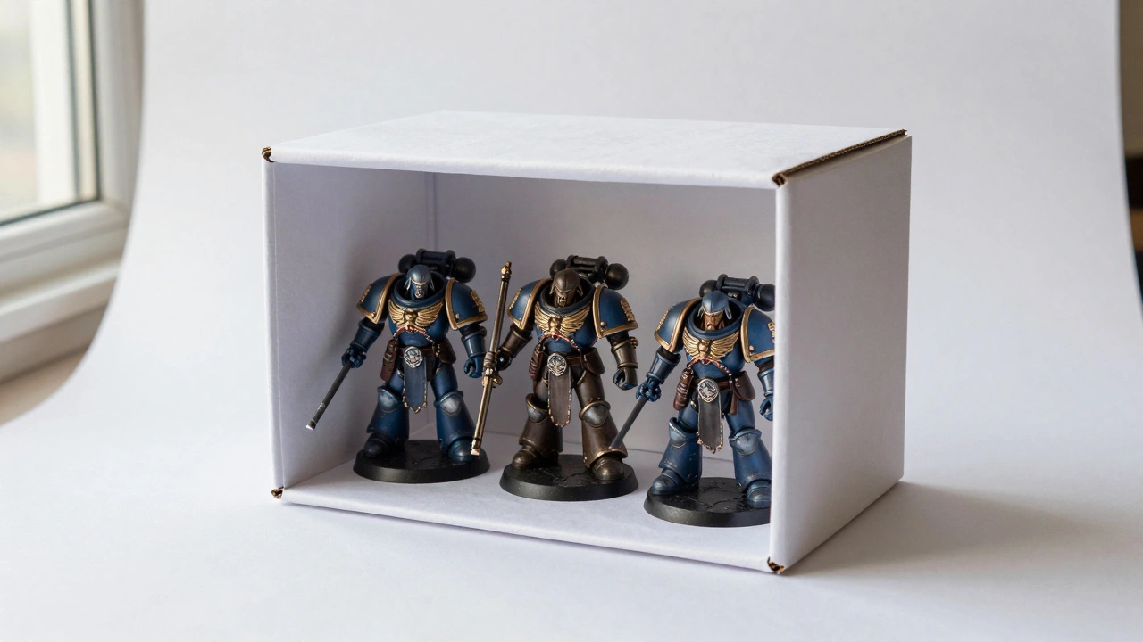 Фотобокс своими руками для миниатюр Warhammer 40K: простой способ снять идеальные фото без лишних затрат