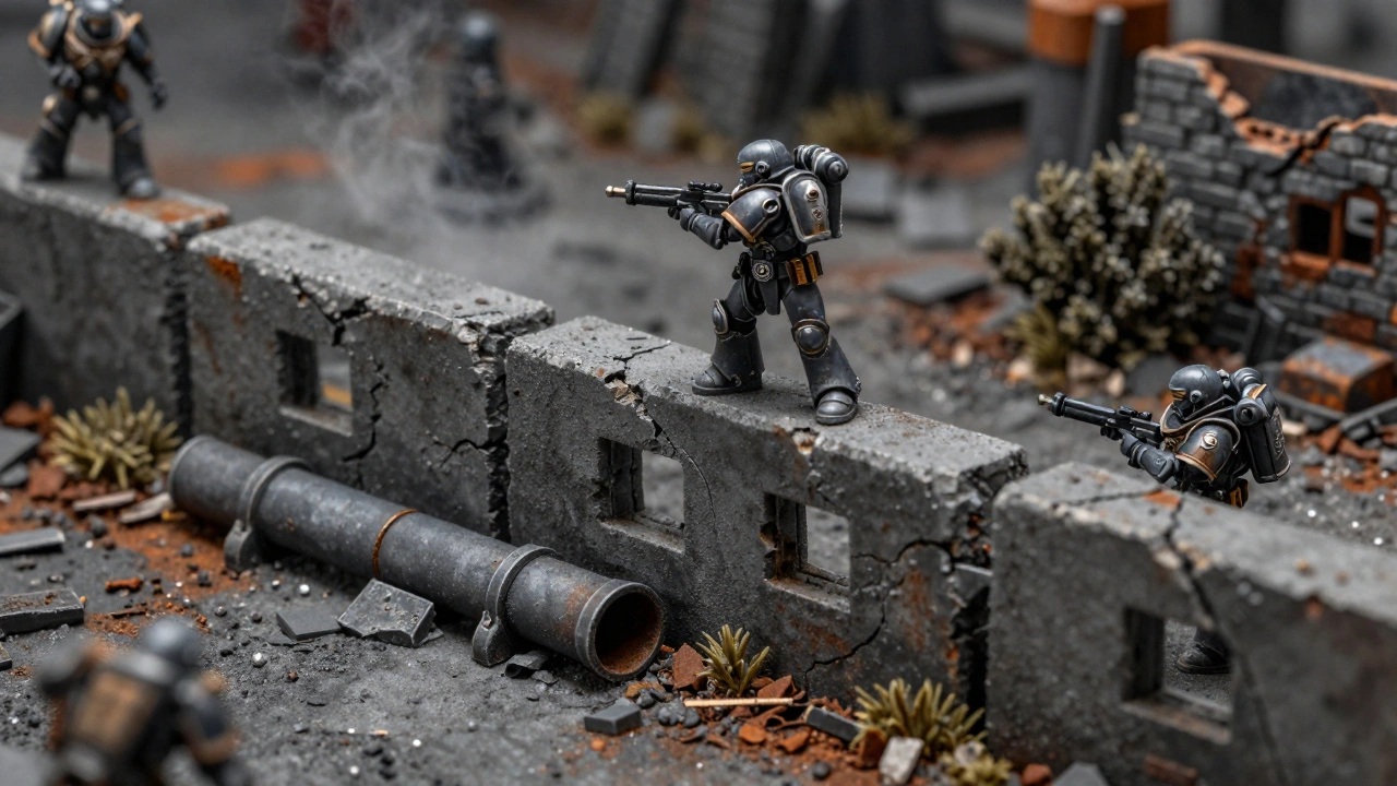 Как масштабировать террейн под 28-32 мм для Warhammer 40K