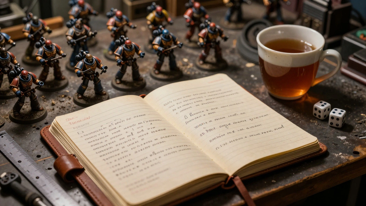 Как вести заметки по играм Warhammer 40K и учиться на ошибках