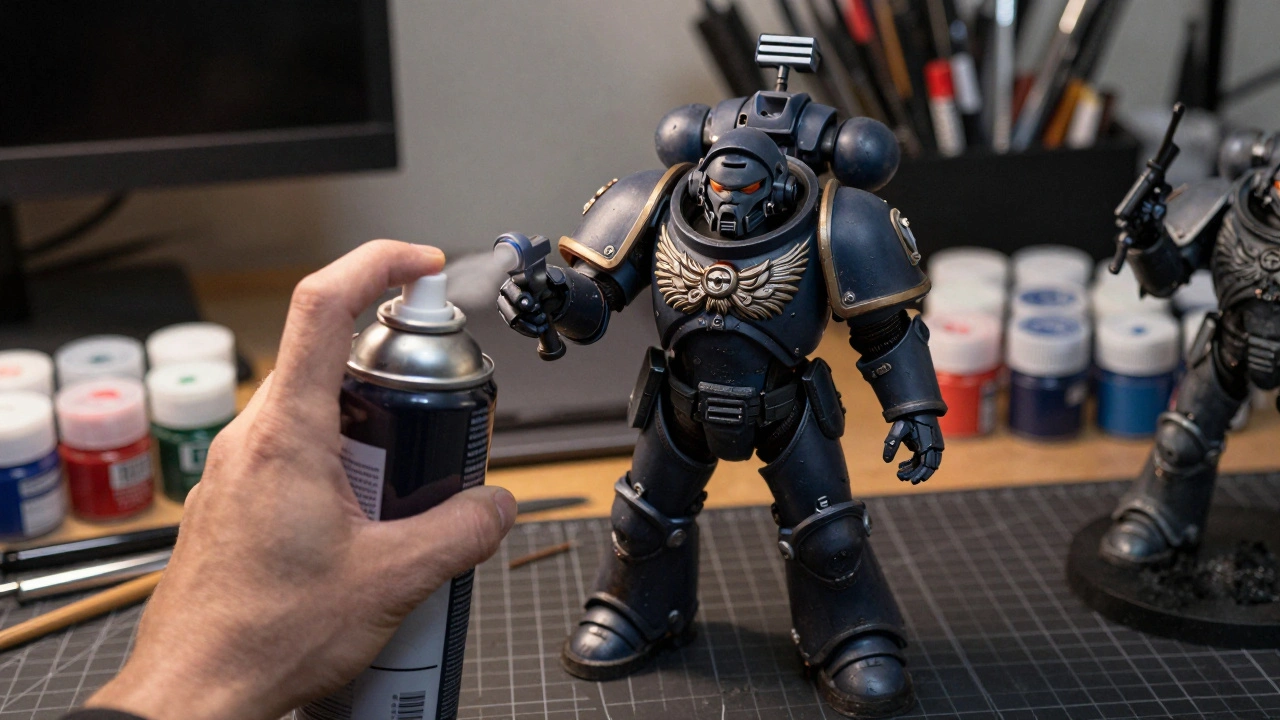 Матовые, сатиновые и глянцевые лаки для Warhammer 40K: когда и как использовать