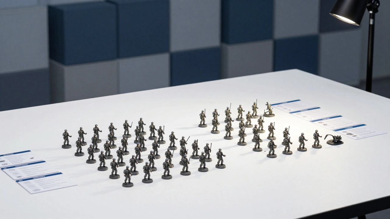 Минималистичный набор миниатюр для игры