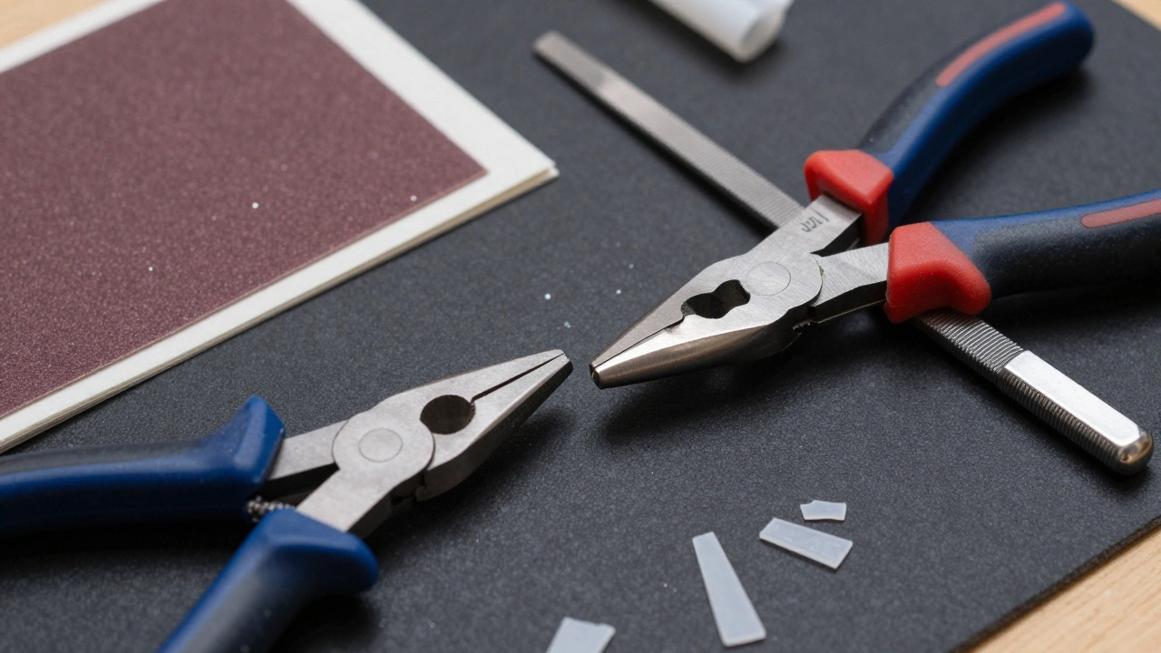 Набор инструментов моделиста для обработки швов и стыков.