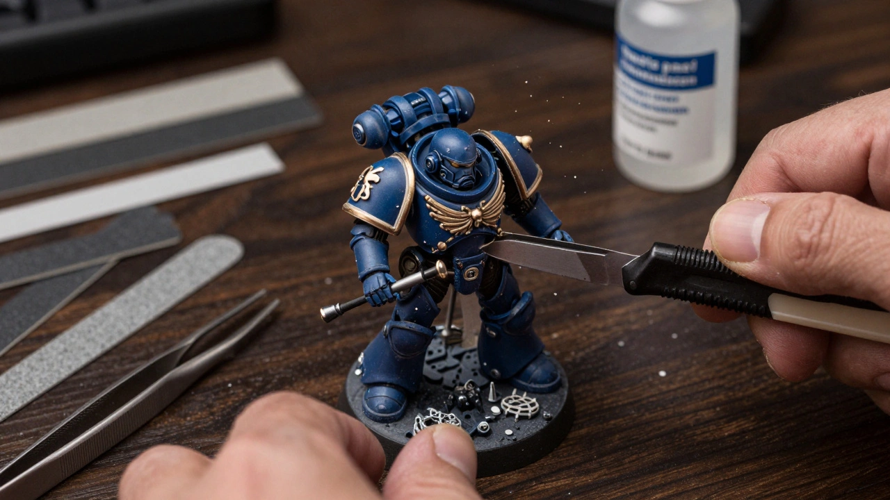 Обработка литников в домашних условиях: инструменты и приёмы для Warhammer 40K