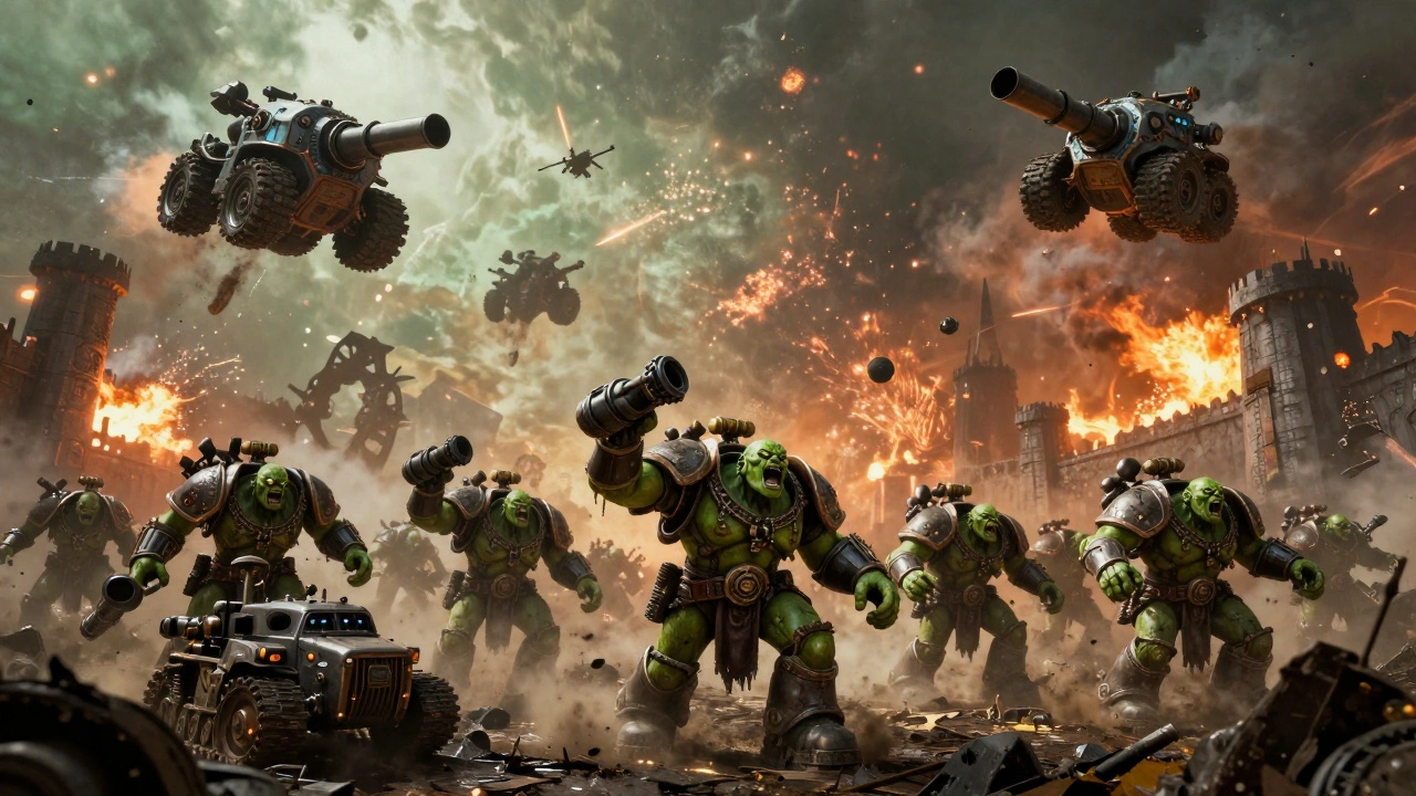 Орки в Warhammer 40K: зелёные варвары и их культура войны