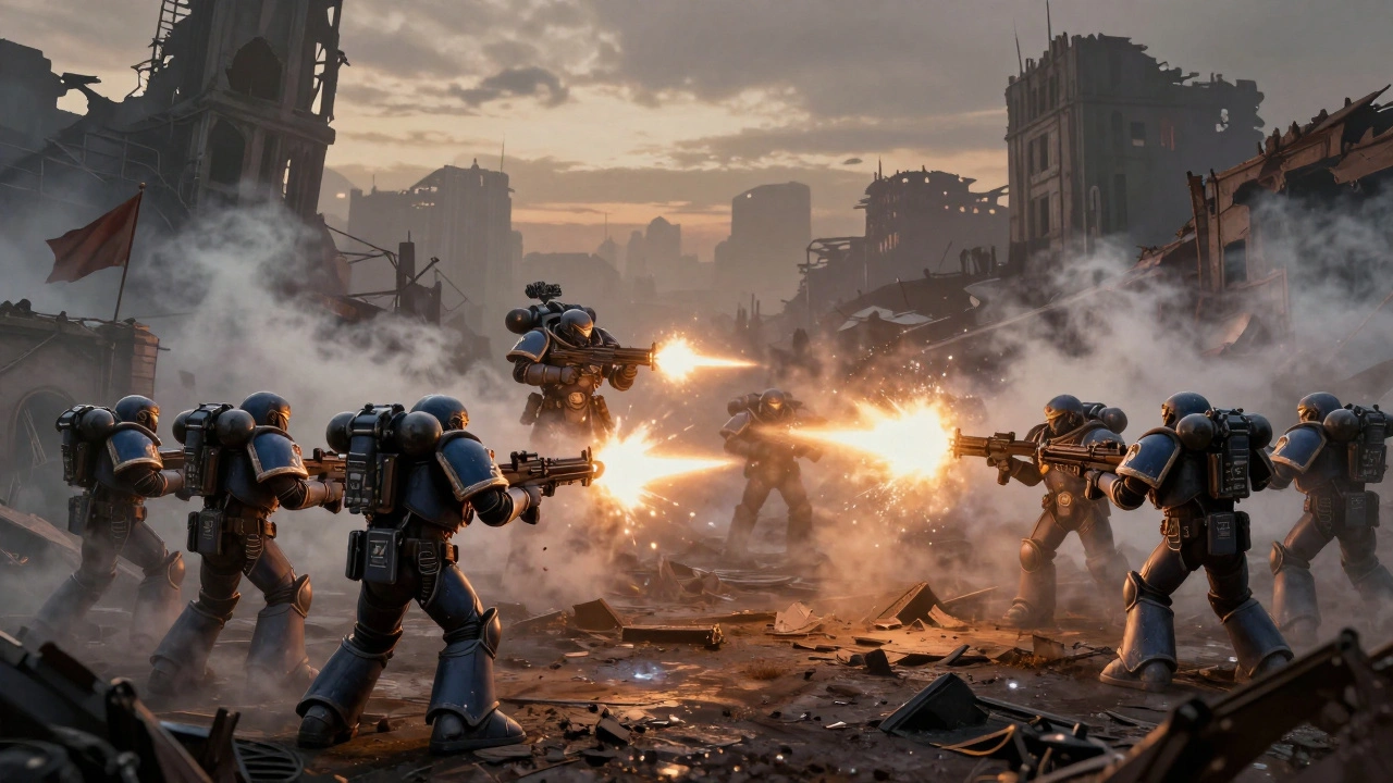 Перестрелка и возвратный огонь в Warhammer 40K: как работают правила на практике