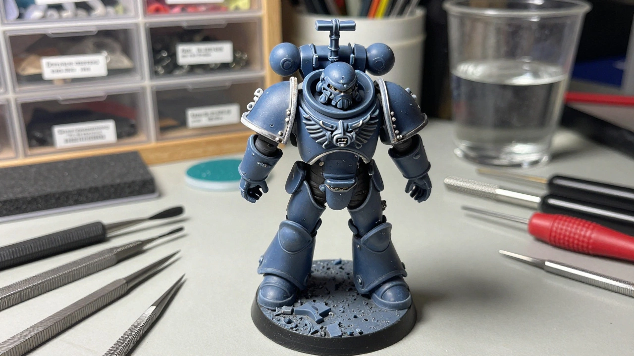 Пилки и шлифовка для Warhammer 40K: необходимые инструменты обработки миниатюр