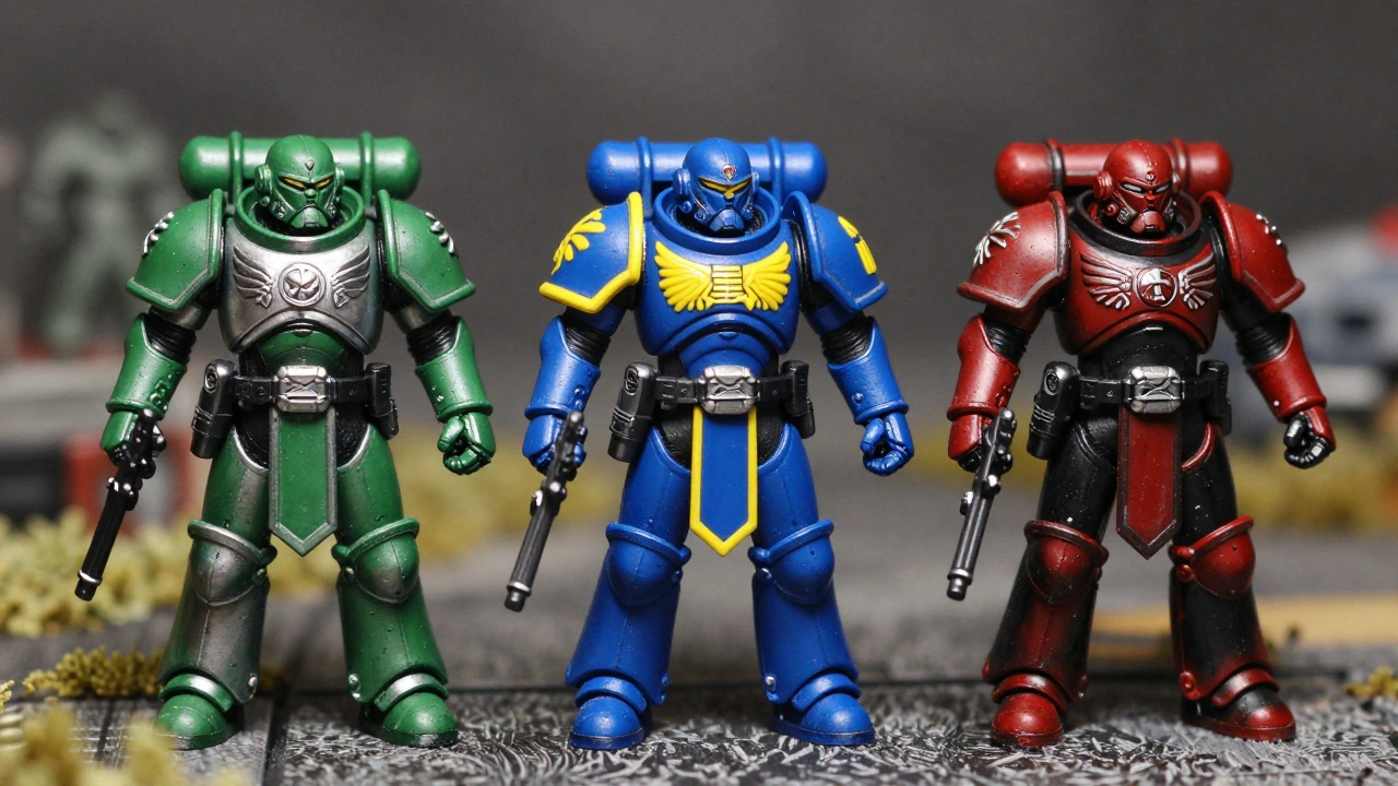 Рецепты цветов для фирменных схем покраски фракций Warhammer 40K