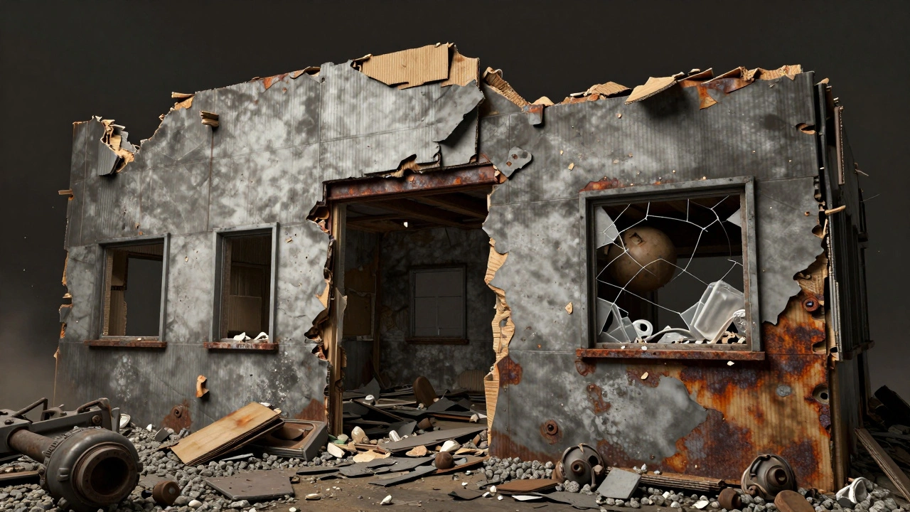 Руины зданий для Warhammer 40K: как сделать разрушенные локации своими руками