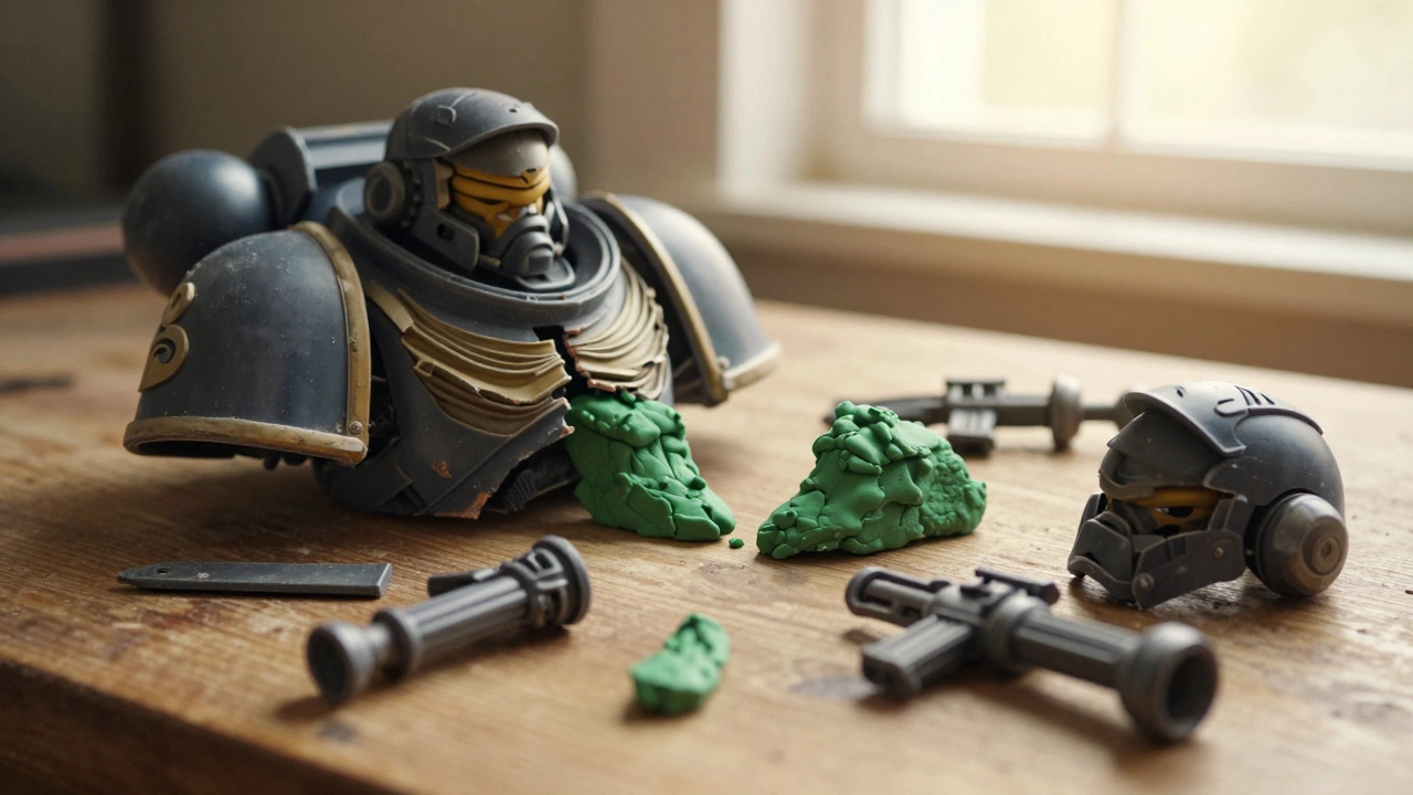 Спасенные детали фигурок для создания новой конверсии