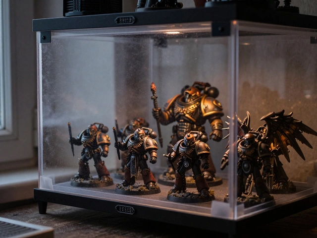 Антипылевые решения для открытых стеллажей Warhammer 40K