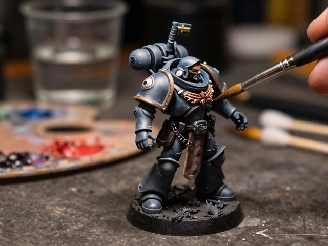 Как красить кожу, мех и шкуры на миниатюрах Warhammer 40K: Полное руководство