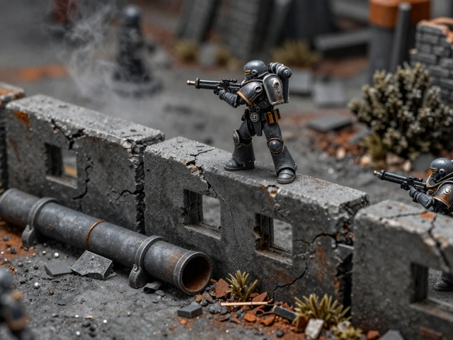 Как масштабировать террейн под 28-32 мм для Warhammer 40K