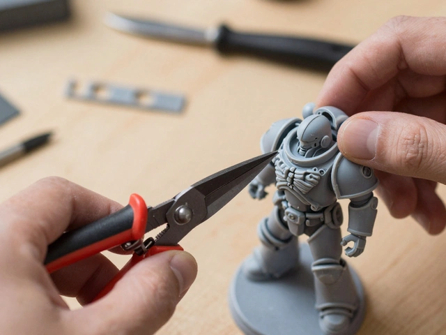 Как правильно вырезать детали с литника для моделей Warhammer 40K