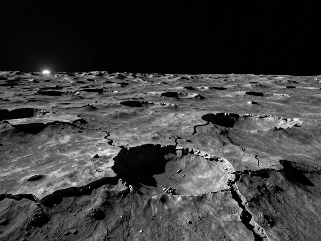 Как сделать луну или пустошь для Warhammer 40K: серые и красные схемы