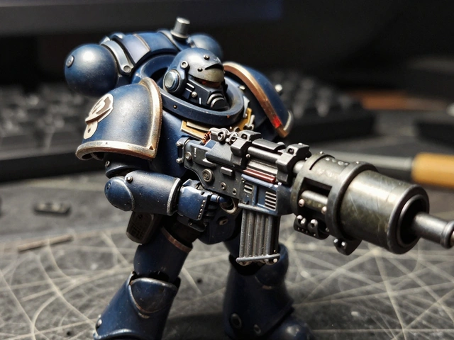 Конверсия оружия в Warhammer 40K: соединение стволов и рукояток для миниатюр