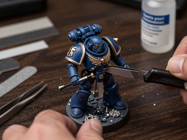 Обработка литников в домашних условиях: инструменты и приёмы для Warhammer 40K