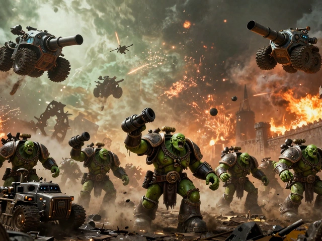 Орки в Warhammer 40K: зелёные варвары и их культура войны