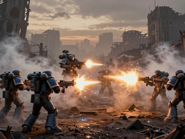 Перестрелка и возвратный огонь в Warhammer 40K: как работают правила на практике