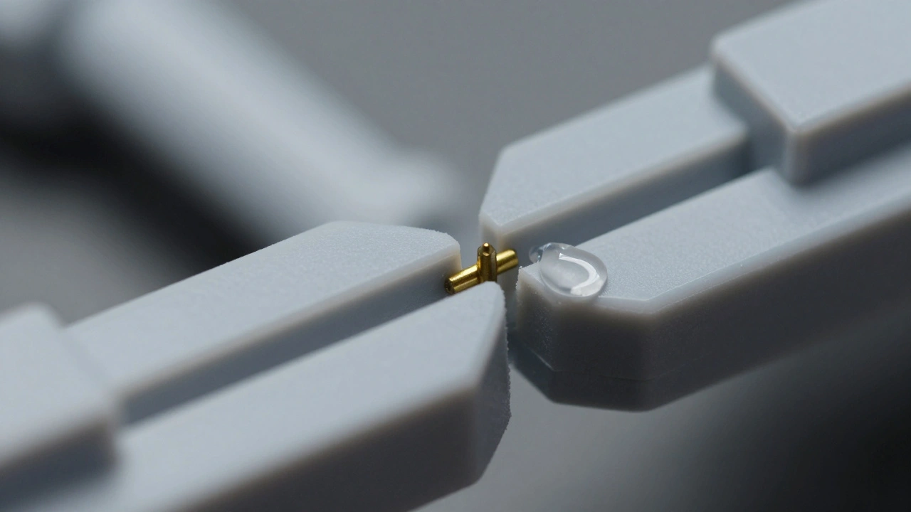 Укрепленное соединение детали металлической втулкой без зазоров.