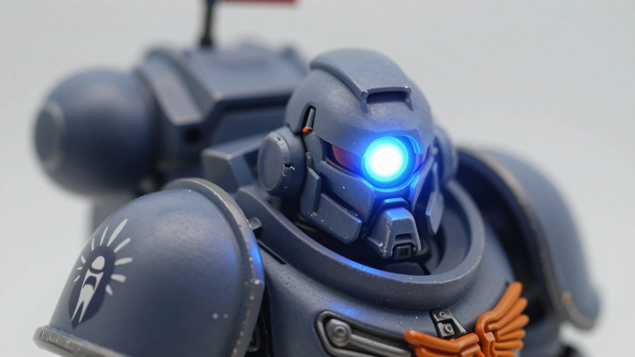 Готовая миниатюра Тау с эффектом свечения линз и идеальной декалью