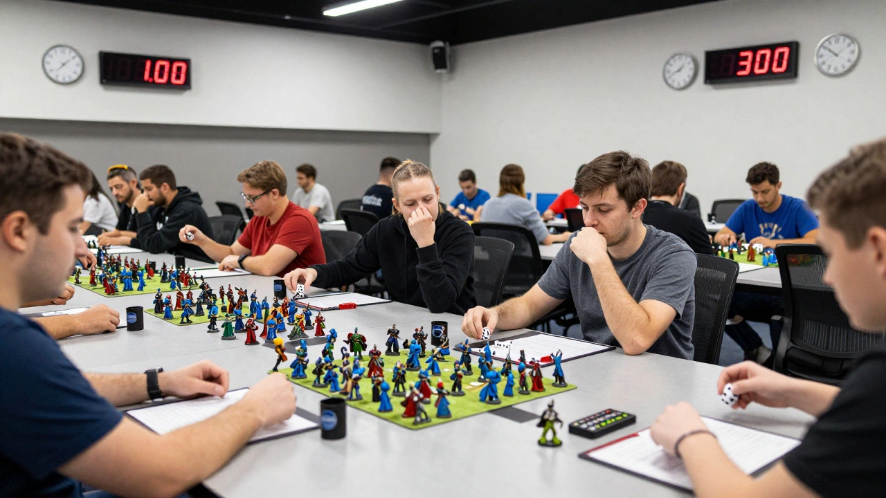 Игроки замирают в момент остановки времени на турнире Warhammer 40K