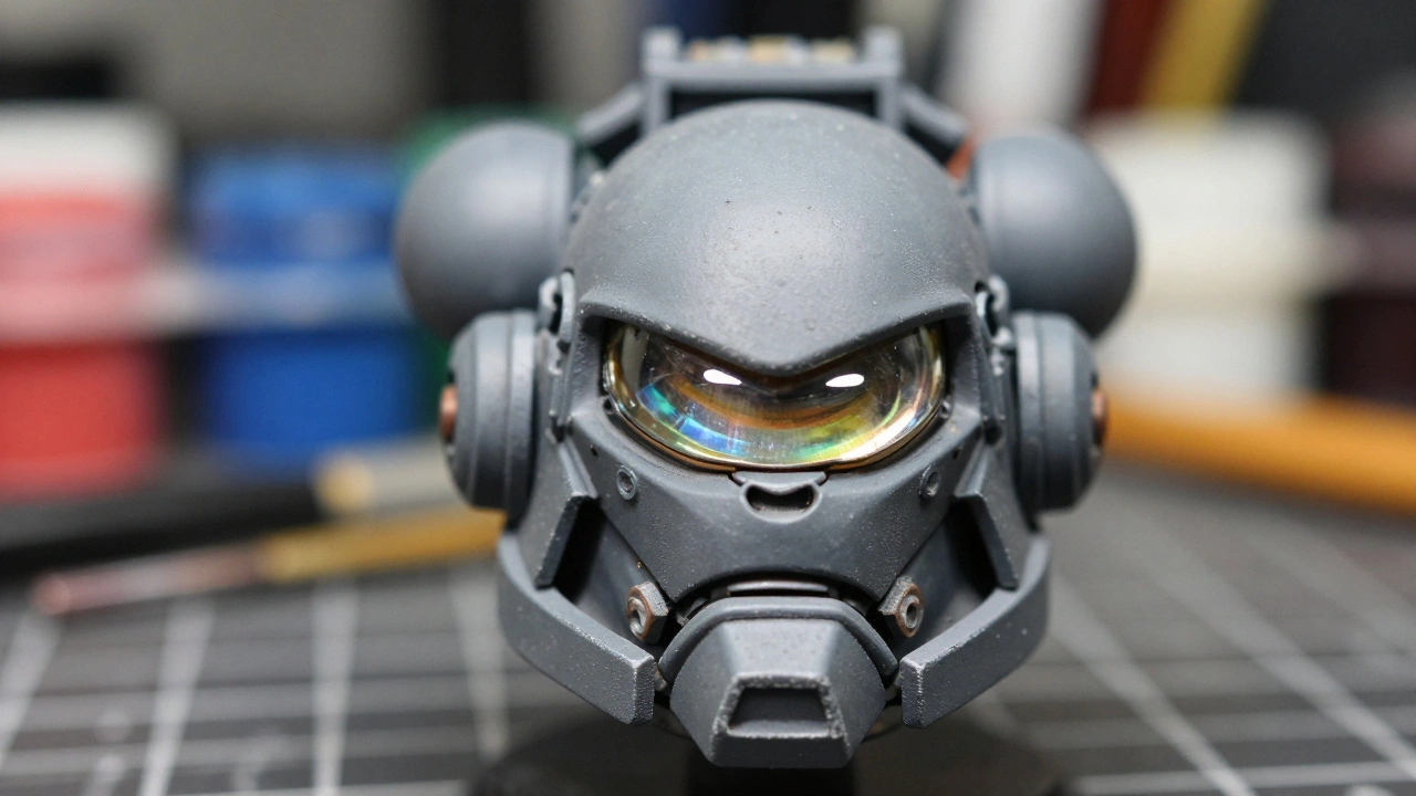 Как имитировать стекло и кристаллы на миниатюрах Warhammer 40K