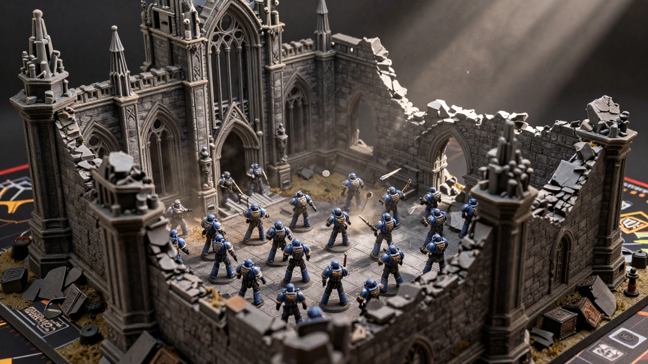 Как планировать террейн в Warhammer 40K: линии огня и тактика размещения