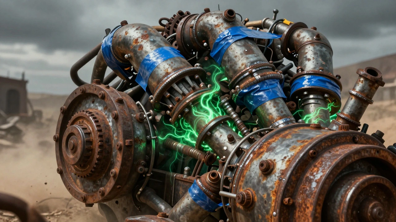 Как работает техника орков в Warhammer 40K: магия зеленого психополя